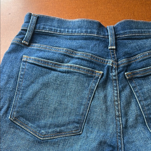 J. Crew Blue Jean Shorts High-Waisted Cuffed - Picture 5 of 8